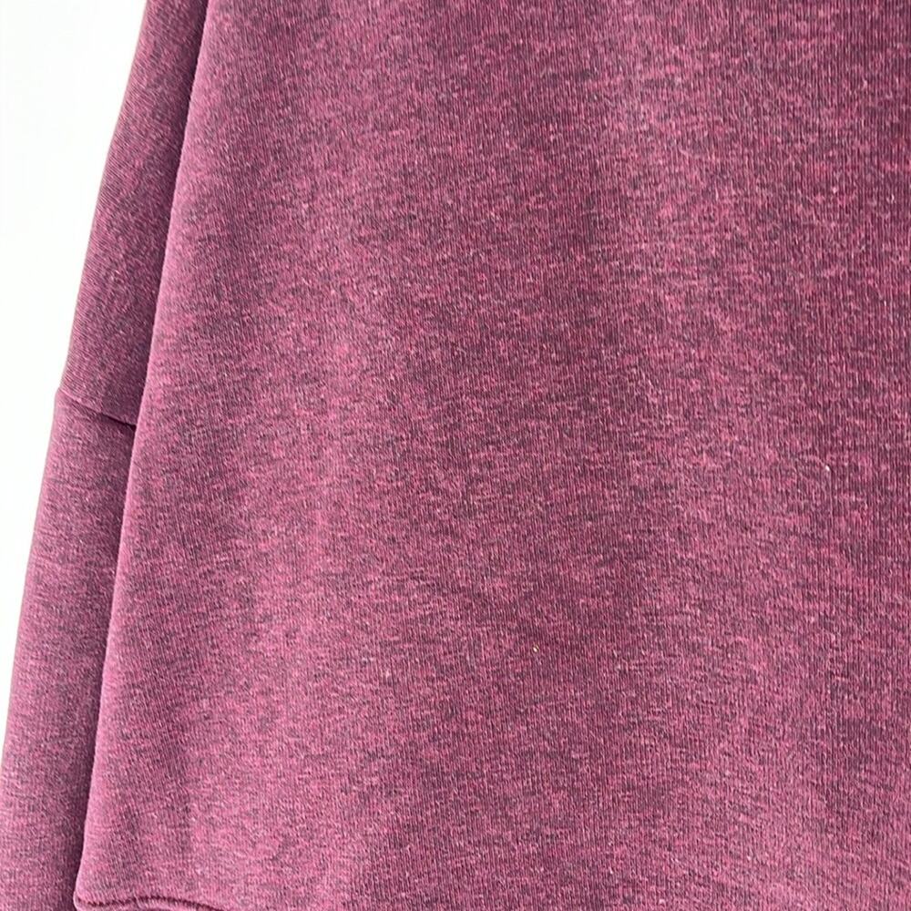 ATHLETA Plum Cowl Neck Pullover Polyester Blend Sweatshirt Top Size Medium - Picture 2 of 10